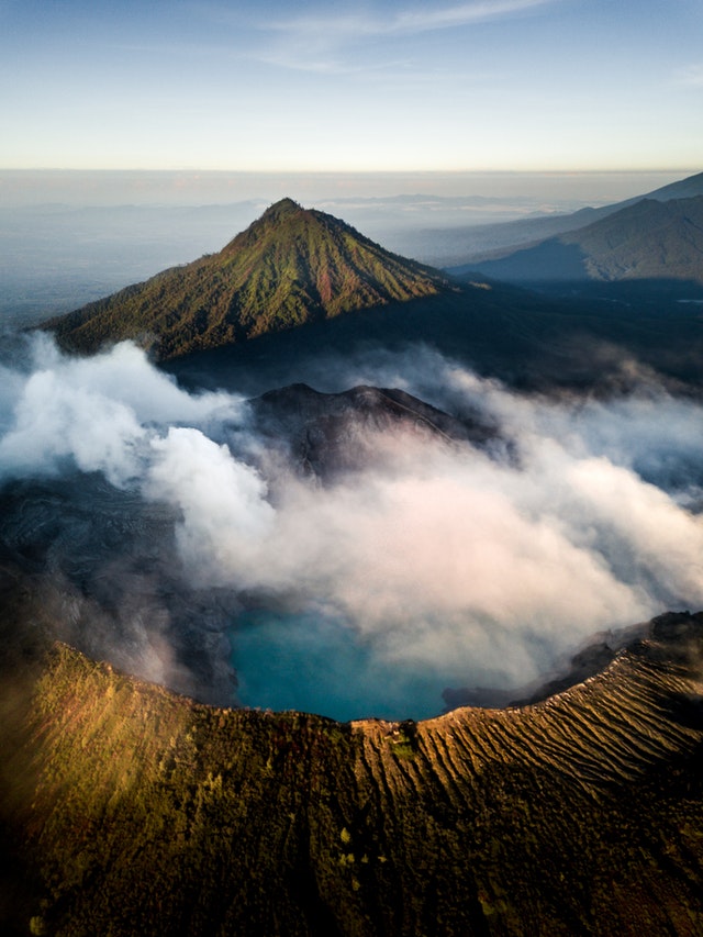 Ijen crater from Bali